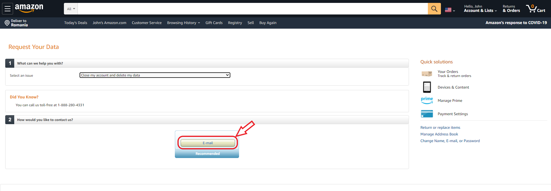 How To Delete An Amazon Account
